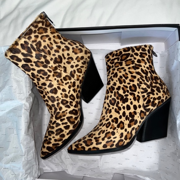 Leopard Dolce Vita Booties - Picture 6 of 6